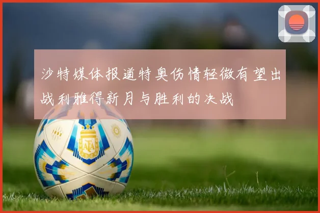 沙特媒体报道特奥伤情轻微有望出战利雅得新月与胜利的决战